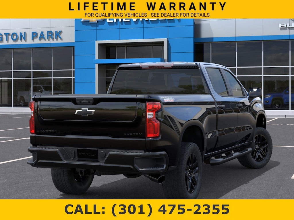 New 2026 Chevrolet Silverado 1500 Custom Trail Boss 4WD Crew Cab 157 Custom Trail Boss