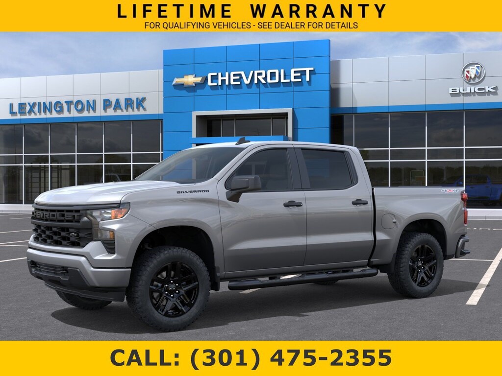 New 2026 Chevrolet Silverado 1500 Custom 4WD Crew Cab 147 Custom