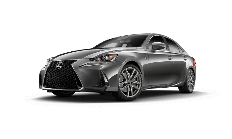 A grey 2020 Lexus IS 300 F Sport