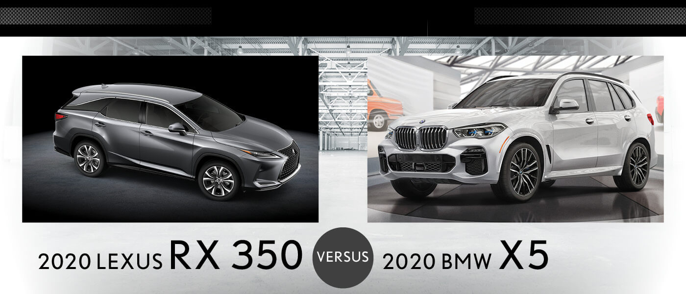 2020 Lexus RX 350 vs. 2020 BMW X5