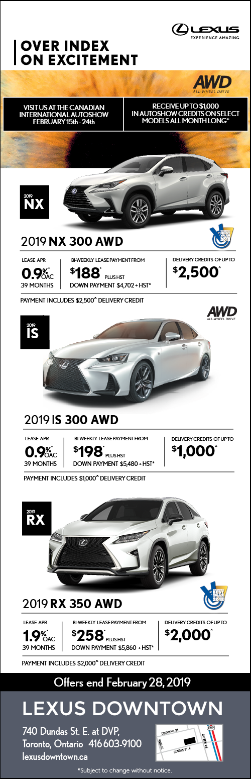 Lexus Downtown | New Vehicle Offers