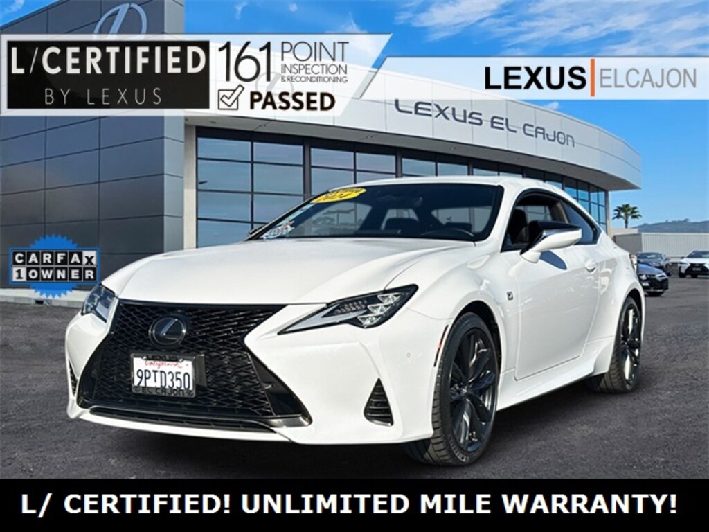 Certified 2024 Lexus RC 350 F Sport Coupe