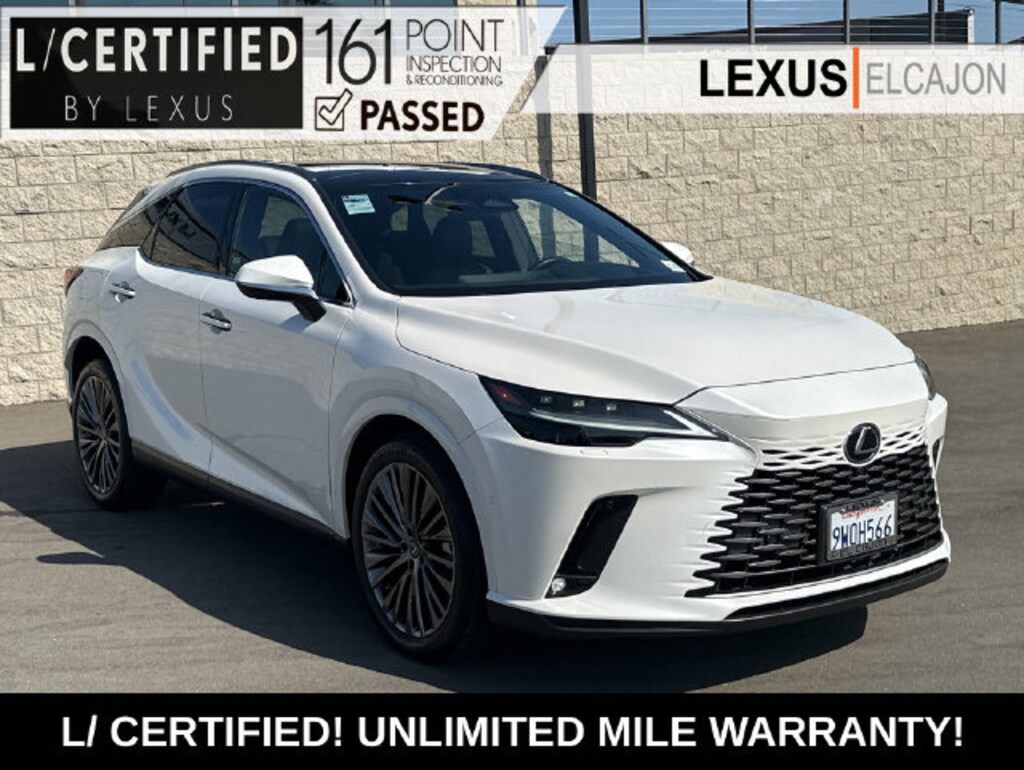 Certified 2026 Lexus RX 450h+ Luxury SUV