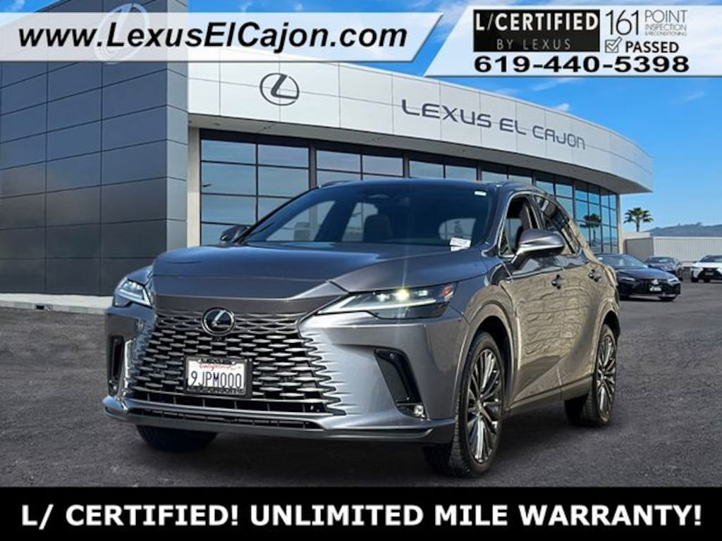 Certified 2023 Lexus RX 350 Luxury SUV