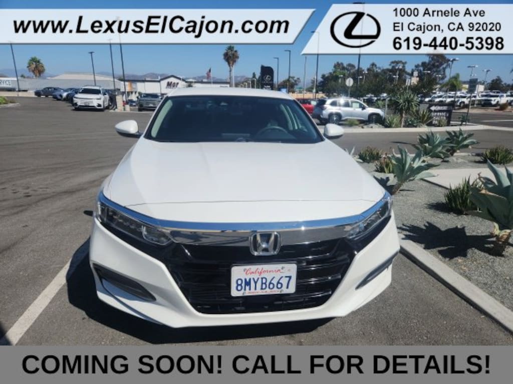 Used 2019 Honda Accord LX Sedan