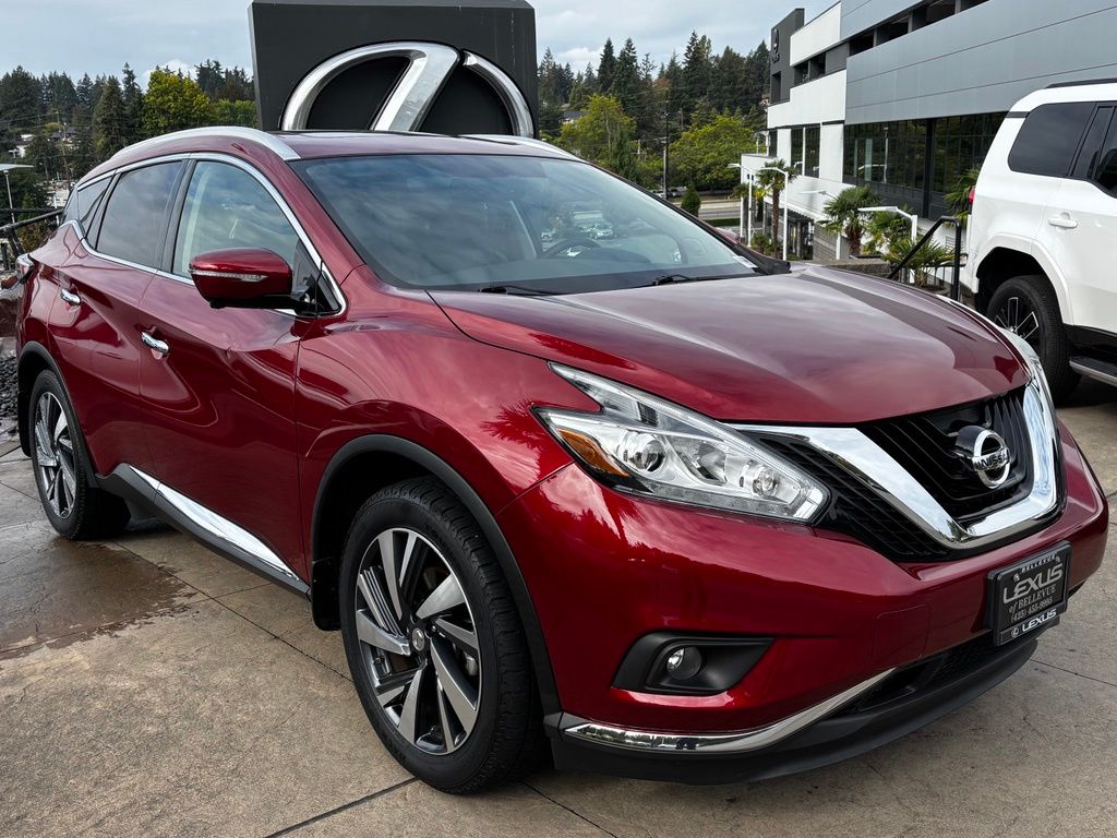 Used 2015 Nissan Murano Platinum with VIN 5N1AZ2MH3FN255528 for sale in Bellevue, WA
