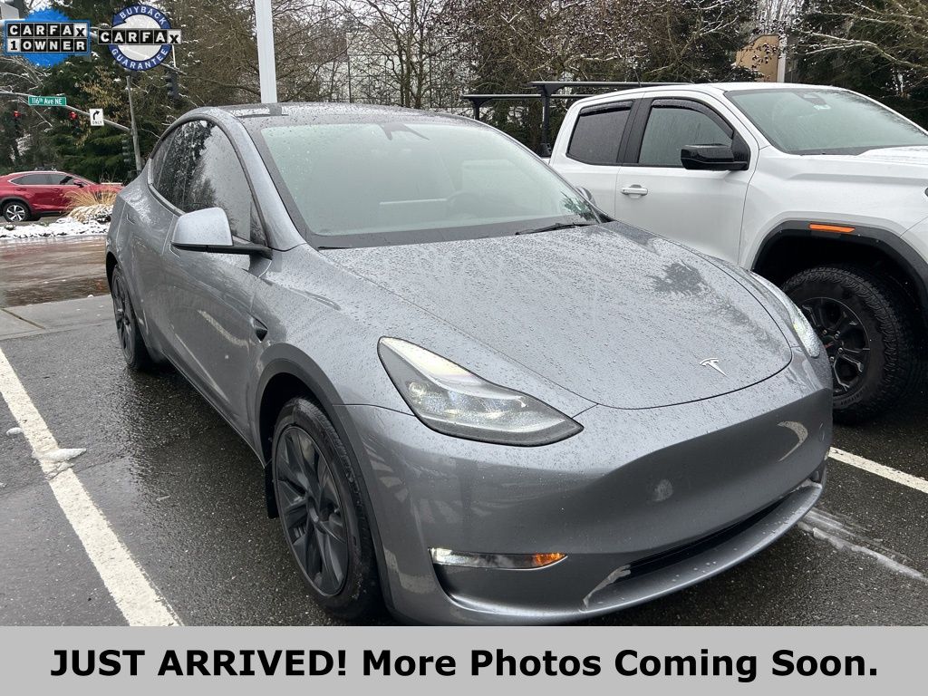 Used 2024 Tesla Model Y Long Range with VIN 7SAYGAEEXRF120513 for sale in Bellevue, WA