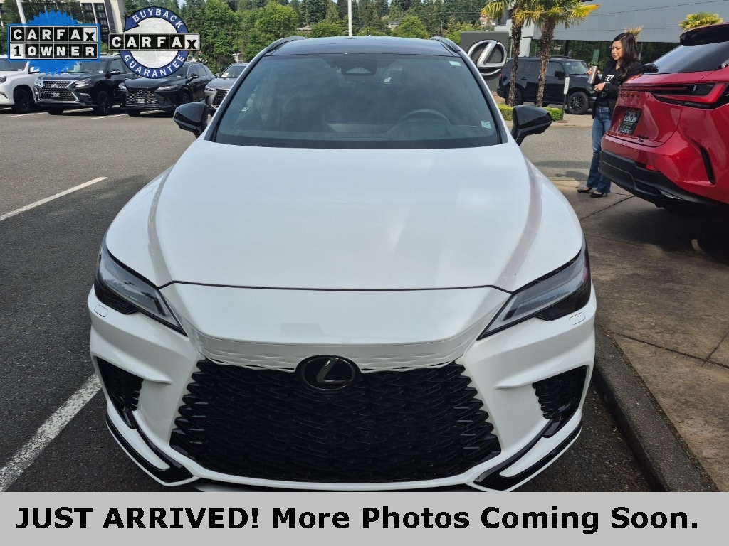 Certified 2024 Lexus RX Hybrid 500h with VIN 2T2BCMEA1RC017431 for sale in Bellevue, WA