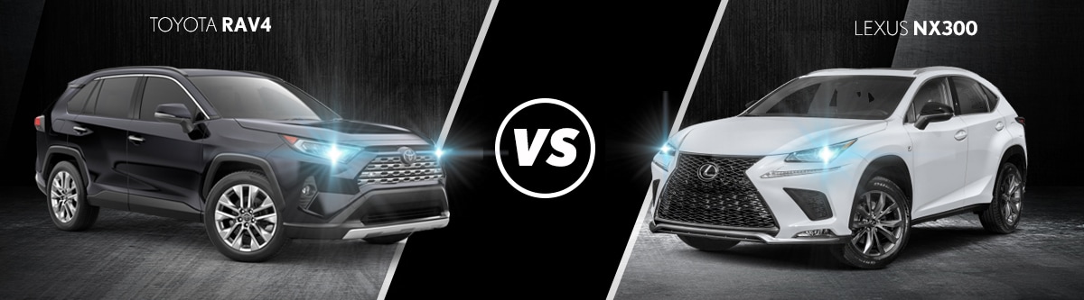 toyota rav4 vs lexus nx 300 comparison