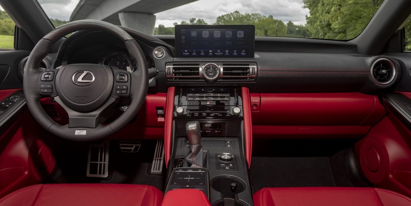 Lexus IS F Sport interior Lexus IS inside