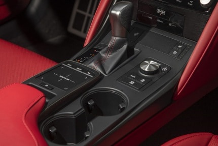 Lexus IS shifter Lexus TX comfortable interior