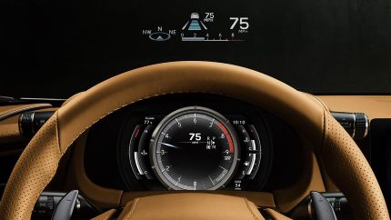 Lexus LC gauges