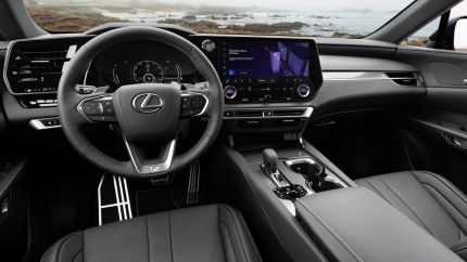 Lexus RX inside view