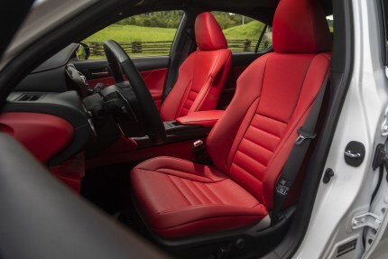 Lexus IS NuLuxe seating Lexus IS comfort