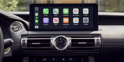 Lexus Interface with 10.3-in touchscreen display Lexus IS options for technology