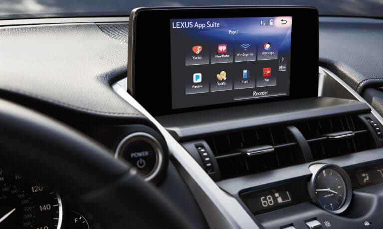 NX 300h Infotainement system