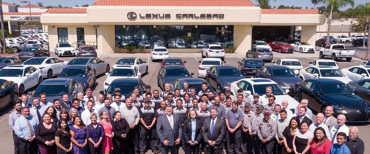 Lexus Carlsbad dealership and staff