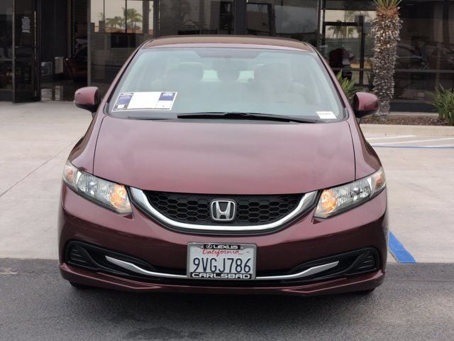 Used 2013 Honda Civic LX with VIN 2HGFB2F51DH569879 for sale in Carlsbad, CA