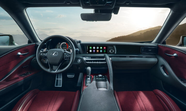 2021 Lexus LC interior front