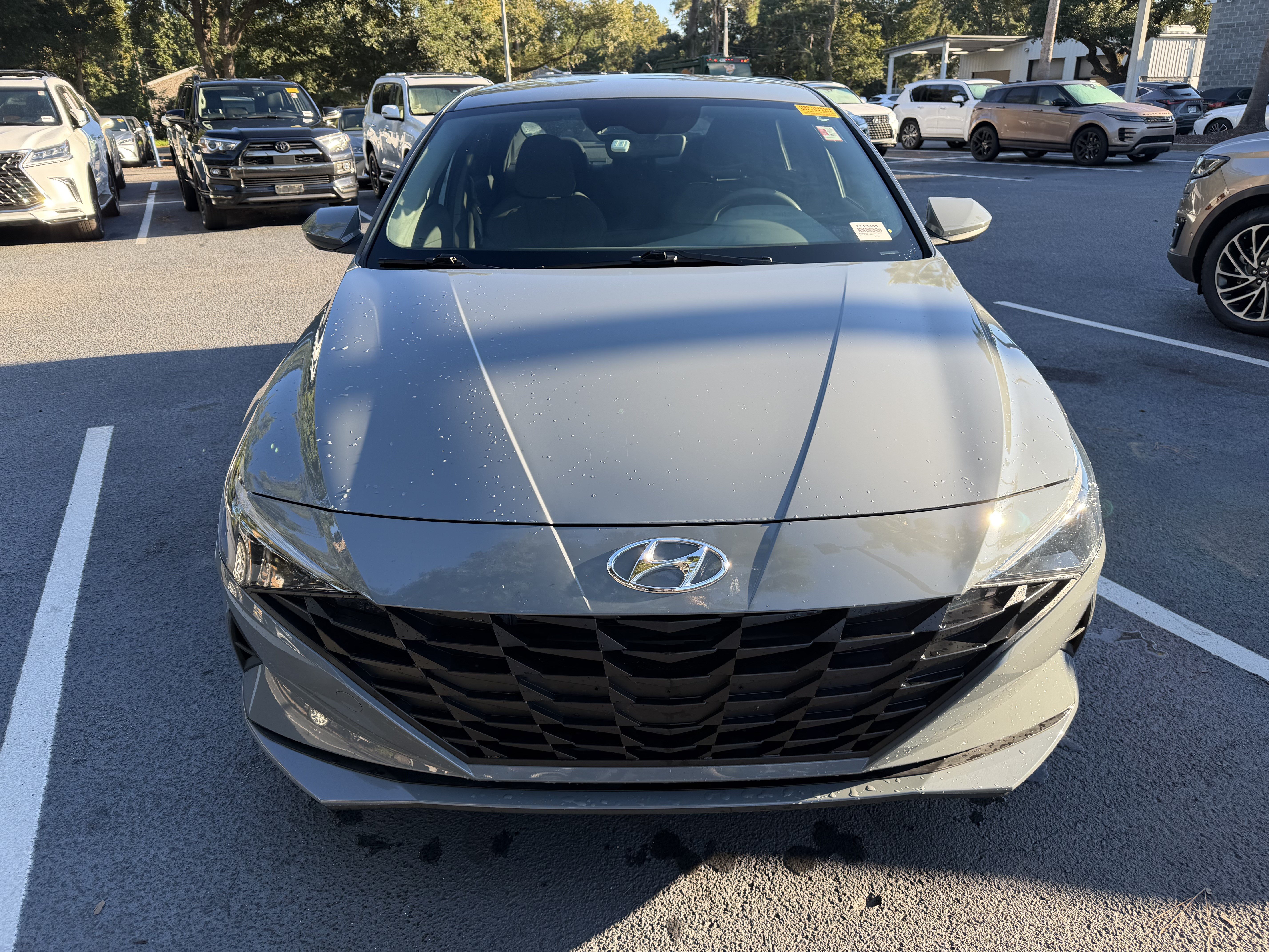 Used 2022 Hyundai Elantra Hybrid Blue Sedan