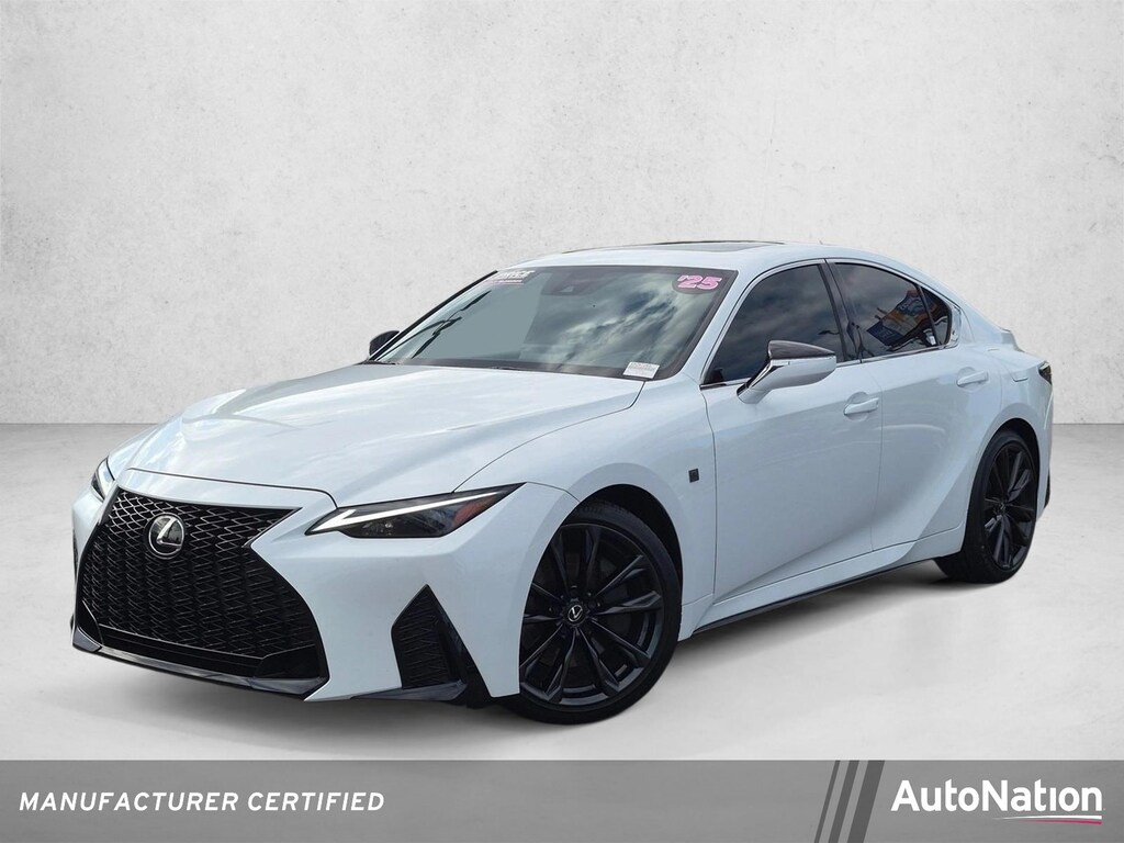 Certified 2025 Lexus IS 350 F SPORT Design Sedan