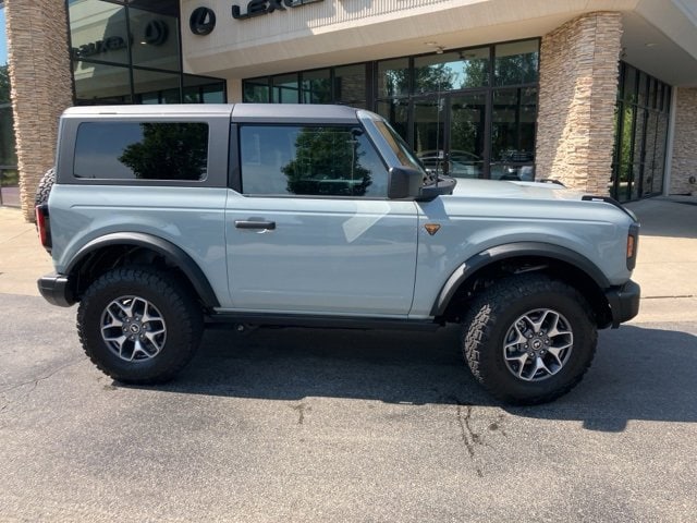 Used 2023 Ford Bronco 2-Door Badlands with VIN 1FMDE5CP0PLC09820 for sale in Centerville, OH