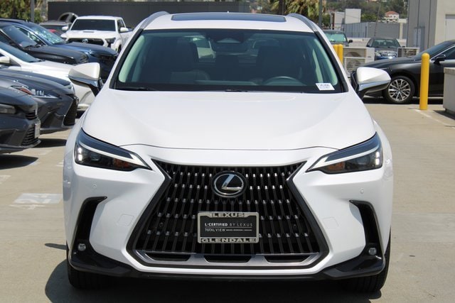 Certified 2022 Lexus NX Hybrid 350h with VIN 2T2GKCEZXNC002932 for sale in Glendale, CA
