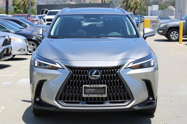 Certified 2025 Lexus NX Hybrid 350h with VIN JTJGKCEZXS2045694 for sale in Glendale, CA