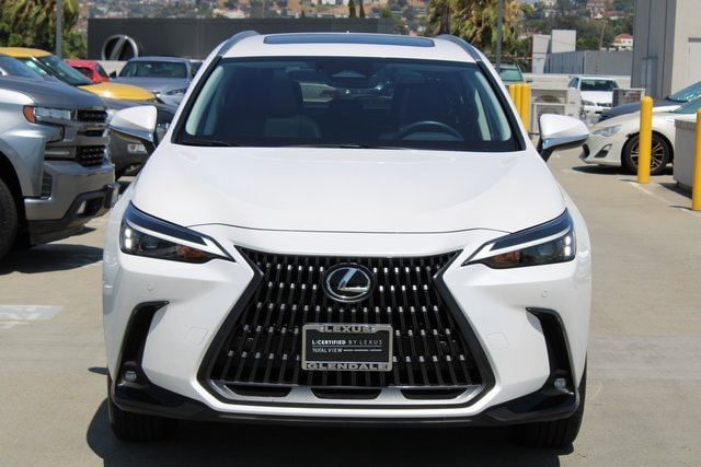Certified 2025 Lexus NX Hybrid 350h with VIN JTJAKCEZ5S2048492 for sale in Glendale, CA