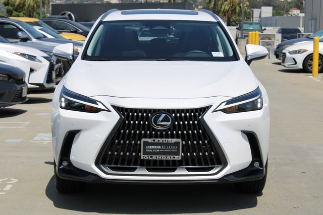Certified 2025 Lexus NX Hybrid 350h with VIN JTJAKCEZ9S5027627 for sale in Glendale, CA