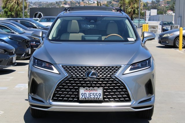 Certified 2022 Lexus RX 350 with VIN 2T2HZMAA1NC256776 for sale in Glendale, CA