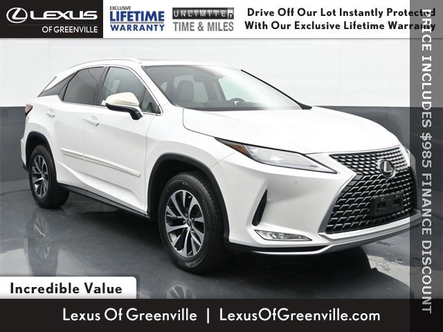 Certified 2022 Lexus RX 350 with VIN 2T2HZMDA0NC340406 for sale in Greenville, SC