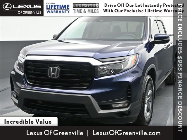 Used 2021 Honda Ridgeline RTL-E with VIN 5FPYK3F74MB013268 for sale in Greenville, SC