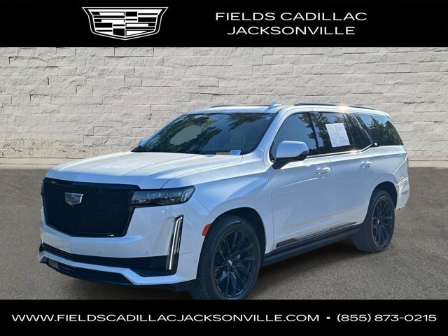 Crystal White Tricoat 2024 Cadillac Escalade SUV / Crossover Four-Wheel Drive Automatic