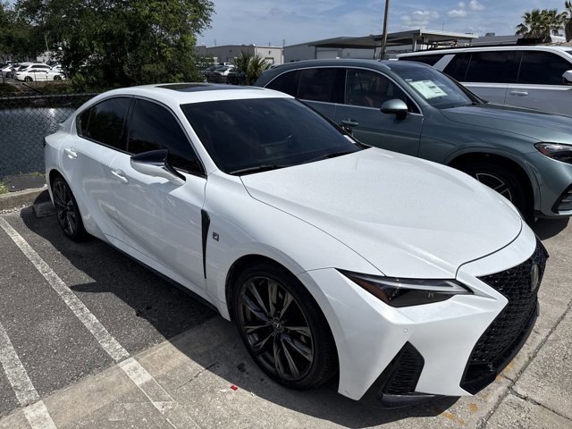 Ultra White 2022 Lexus IS 350 F Sport RWD Sedan Rear-Wheel Drive 8-Speed Automatic Overdrive