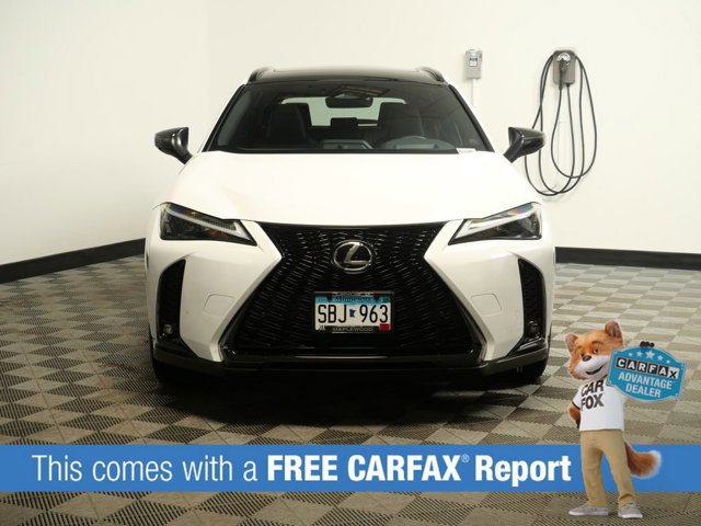 Certified 2025 Lexus UX Hybrid 300h F Sport Design with VIN JTHUCJDH9S2007257 for sale in Maplewood, Minnesota