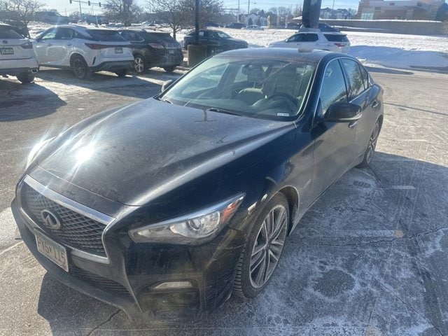 Used 2015 INFINITI Q50 S Hybrid with VIN JN1AV7AR4FM850407 for sale in Maplewood, Minnesota