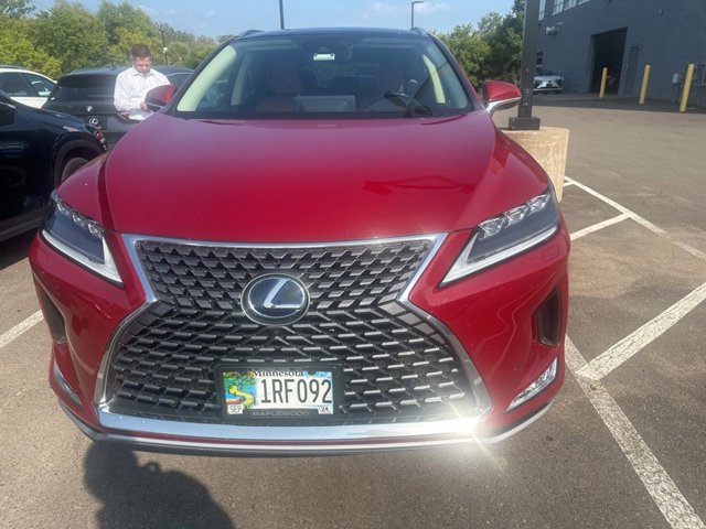 Used 2022 Lexus RX Hybrid 450h with VIN 2T2JGMDA7NC072428 for sale in Maplewood, MN