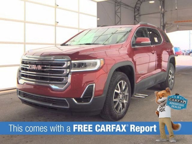 Used 2023 GMC Acadia SLE with VIN 1GKKNRL49PZ246570 for sale in Maplewood, Minnesota