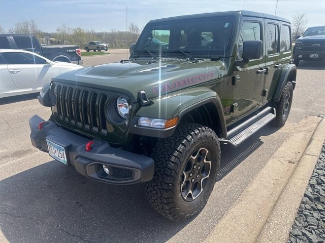 Used 2023 Jeep Wrangler 4-Door Rubicon with VIN 1C4HJXFG4PW583905 for sale in Maplewood, Minnesota
