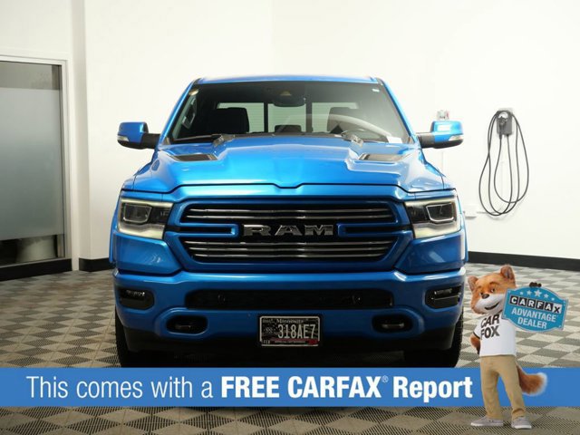 Used 2021 RAM Ram 1500 Pickup Laramie with VIN 1C6SRFJT2MN621346 for sale in Maplewood, Minnesota