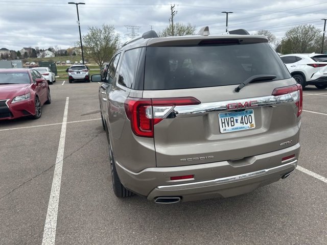 Used 2022 GMC Acadia Denali with VIN 1GKKNXLSXNZ121125 for sale in Maplewood, Minnesota