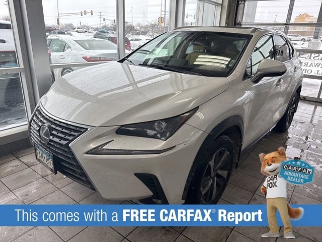 Used 2019 Lexus NX Hybrid 300h with VIN JTJBJRBZ8K2100485 for sale in Maplewood, Minnesota