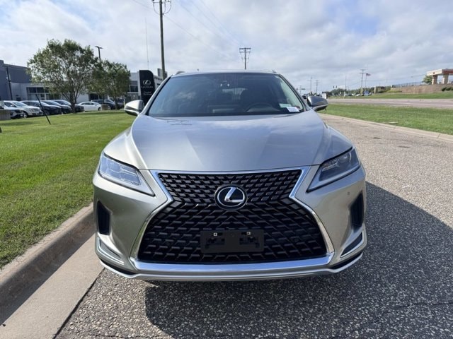 Used 2021 Lexus RX 350 with VIN JTJHZKFAXM2033650 for sale in Maplewood, MN