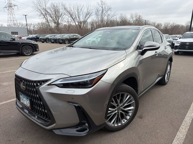 Used 2023 Lexus NX Hybrid 350h with VIN 2T2HKCEZ8PC015198 for sale in Maplewood, Minnesota