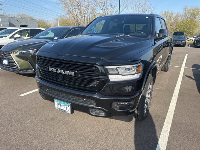 Used 2021 RAM Ram 1500 Pickup Laramie with VIN 1C6SRFJT3MN775113 for sale in Maplewood, Minnesota
