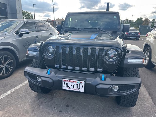 Used 2022 Jeep Wrangler Unlimited Rubicon 4XE with VIN 1C4JJXR66NW177836 for sale in Maplewood, MN