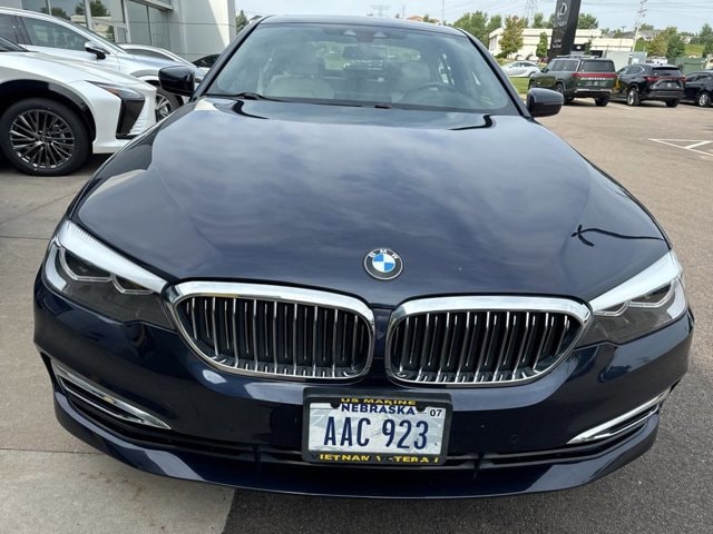 Used 2018 BMW 5 Series 540i with VIN WBAJE7C53JWD49643 for sale in Maplewood, MN