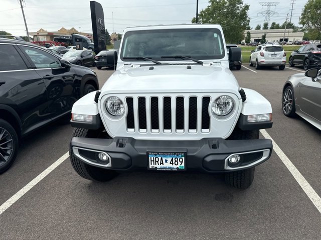 Used 2022 Jeep Wrangler Unlimited Sahara with VIN 1C4HJXEG5NW115454 for sale in Maplewood, MN