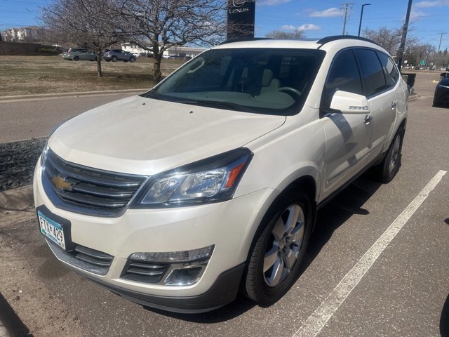 Used 2013 Chevrolet Traverse LTZ with VIN 1GNKVLKD1DJ103625 for sale in Maplewood, Minnesota